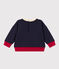 Baby-Sweatshirt aus Molton blau SMOKING