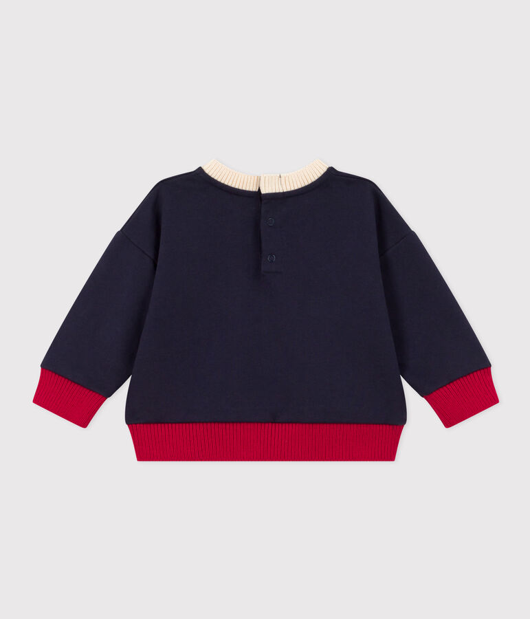 Baby-Sweatshirt aus Molton blau