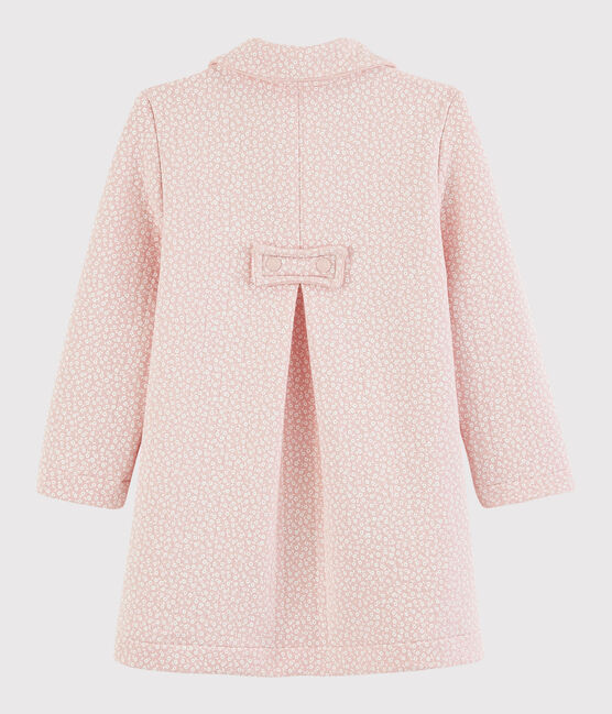 Kinder-Mantel aus gestepptem Doppeljersey für Mädchen rosa MINOIS