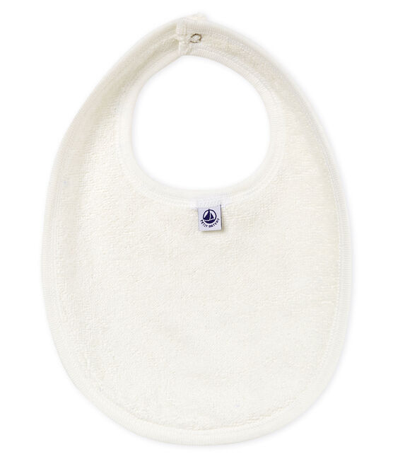 Gemustertes baby-lätzchen jungen weiss MARSHMALLOW/weiss MULTICO