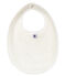 Gemustertes baby-lätzchen jungen weiss MARSHMALLOW/weiss MULTICO