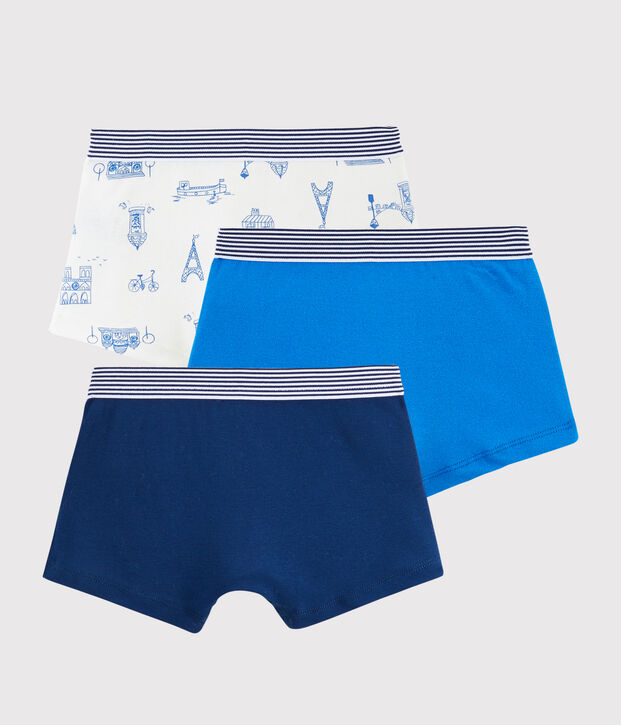 Set mit 3 Boxershorts 'Paris' f&uuml;r kleine Jungen vielfarbig