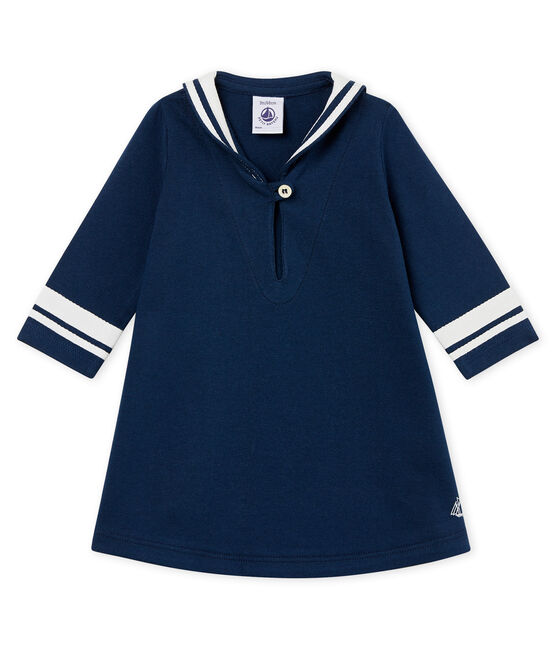 Langärmeliges baby-kleid mit matrosenkragen mädchen HADDOCK