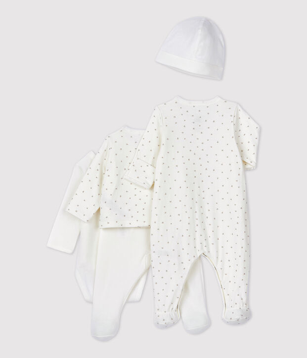 Baby-Erstausstattungsset aus Bio-Baumwolle vielfarbig