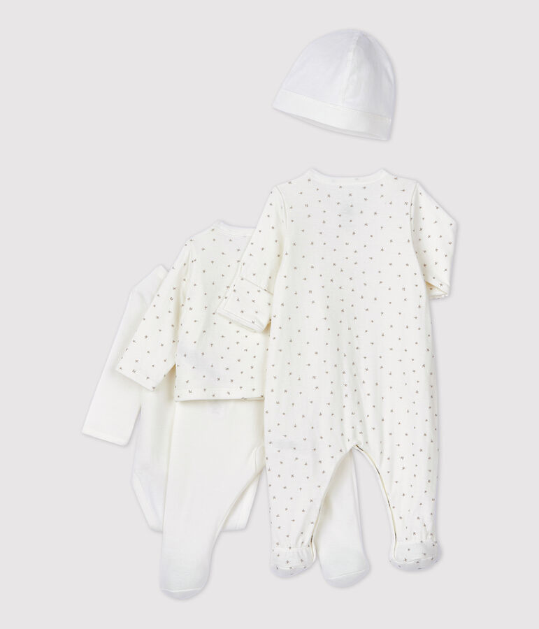 Baby-Erstausstattungsset aus Bio-Baumwolle vielfarbig