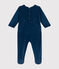 Dors bien en velours bébé blau INCOGNITO
