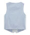 Ärmellose Strickjacke blau FONTAINE/weiss MARSHMALLOW