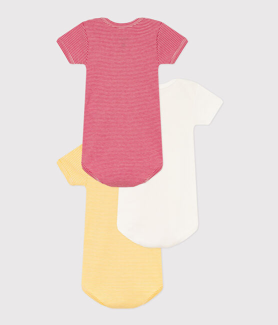 3er-Set kurzärmelige Baby-Bodys Petit Bateau X Snoopy aus Baumwolle variante 1