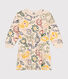 Langärmeliges Kinder-Kleid aus Molton für Mädchen