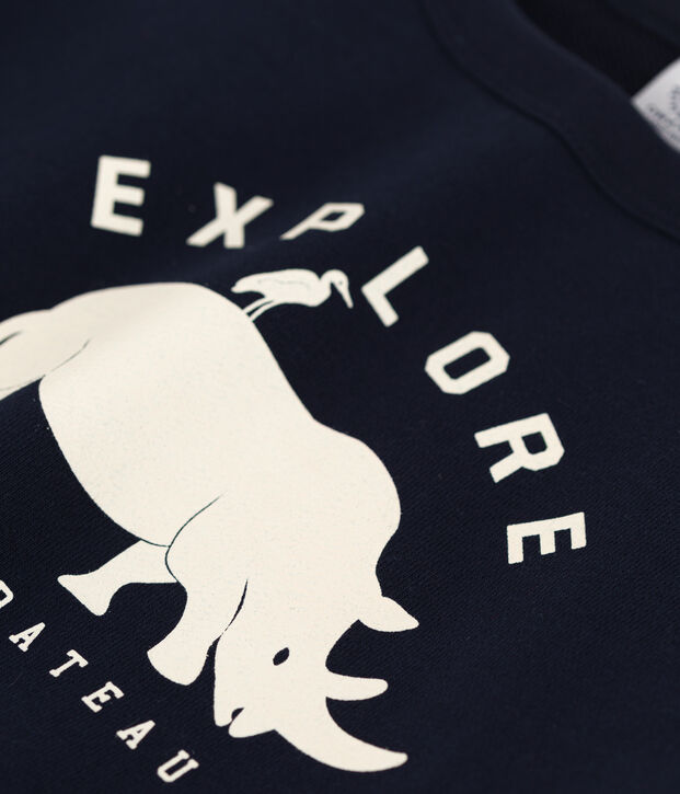 Kinder-Sweatshirt aus Molton f&uuml;r Jungen SMOKING