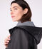Ikonische Regenjacke Damen/Herren schwarz NOIR