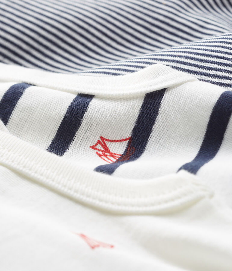 3er-Set &auml;rmellose Baby-Bodys vielfarbig