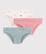 Set mit 3 Slips mit Äffchen-Print für kleine Jungen