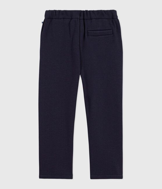 Kinder-Hose aus Molton blau SMOKING