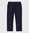 Kinder-Hose aus Molton blau SMOKING