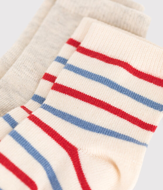 2er-Set Baby-Socken aus Baumwolle mit Streifen variante 1