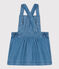 Ärmelloses Babykleid aus leichtem Denim blau DENIM CLAIR