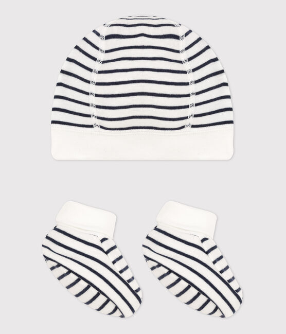 Zweiteiliges gestreiftes Baby-Set aus Bio-Baumwolle variante 1