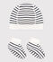 Zweiteiliges gestreiftes Baby-Set aus Bio-Baumwolle variante 1