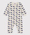 Fußloser Pyjama aus Baumwolle mit Meereswal-Motiv beige MONTELIMAR/blau MEDIEVAL