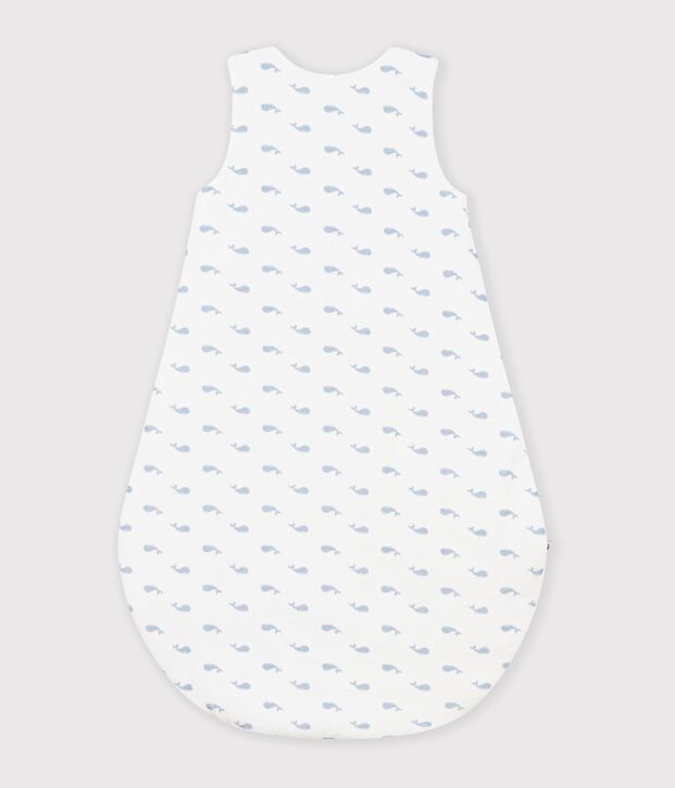 Baby-Schlafsack aus Nicki mit Walmotiv TOG-Wert 3 blau/blau