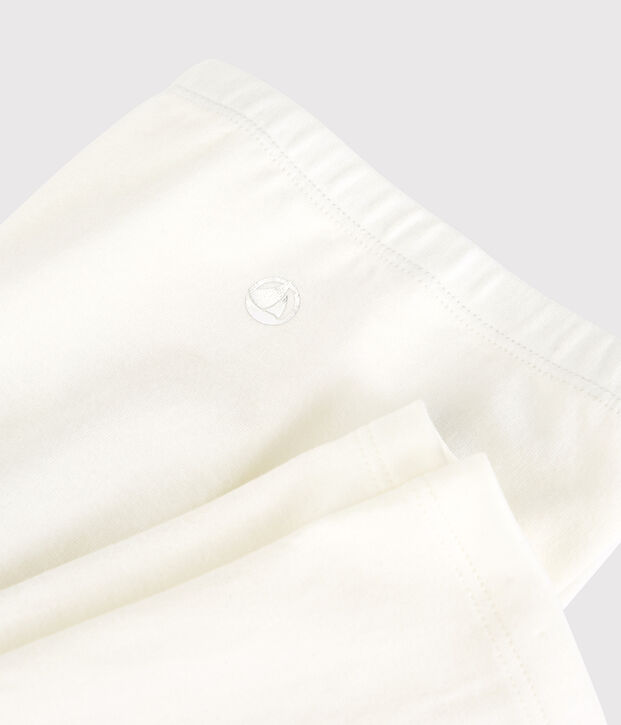 Kinder-Leggings aus Jersey mit Lycra f&uuml;r M&auml;dchen weiss