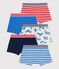 5er-Set Boxershorts aus Baumwolle für Jungen variante 1