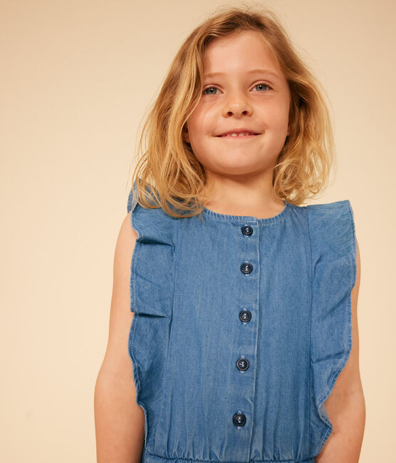 Overall Kinder/Mädchen blau DENIM CLAIR