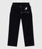 Kinder-Hose aus einfarbigem Fein-Cord blau SMOKING