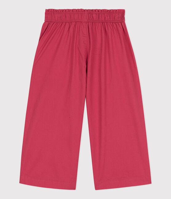 Kinderhose aus Baumwoll-Serge für Mädchen rosa PAPI