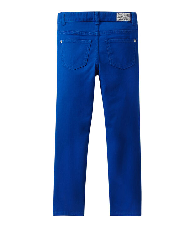 Farbige Jungen-Jeans blau