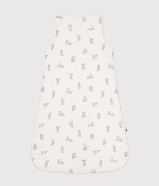 Baby-Schlafsack aus Baumwolle TOG-Wert 2 weiss MARSHMALLOW/grau GRIS