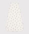 Baby-Schlafsack aus Baumwolle TOG-Wert 2 weiss MARSHMALLOW/grau GRIS