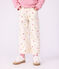 Kinder Wide Leg-Hose aus Baumwolle naturfarben/vielfarbig