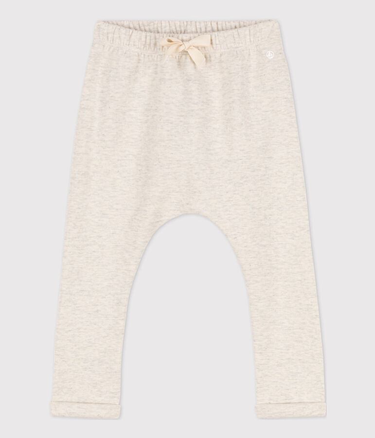 Babyhose aus dickem Jersey beige