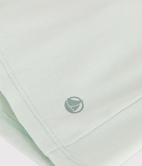 Einfarbiges T-Shirt L'Iconique aus Baumwolle für Damen blau POOL