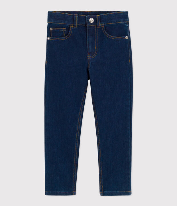 Gerade geschnittene Hose aus Denim f&uuml;r Kinder/Jungen blau