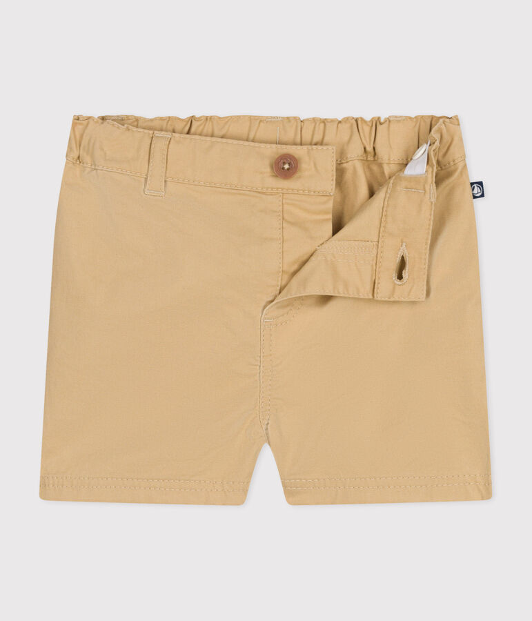 Baby-Shorts aus Serge beige FACILE
