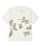 Kurzärmeliges Baby-T-Shirt für Jungen weiss MARSHMALLOW