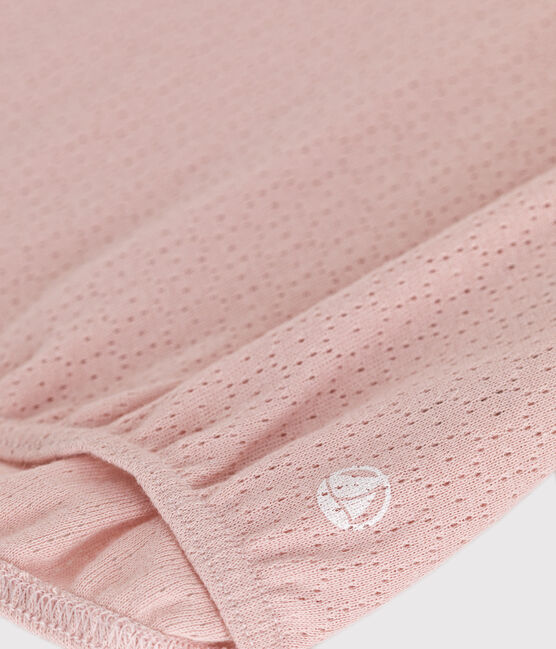 Kurzer Baby-Overall aus Baumwolle rosa SALINE