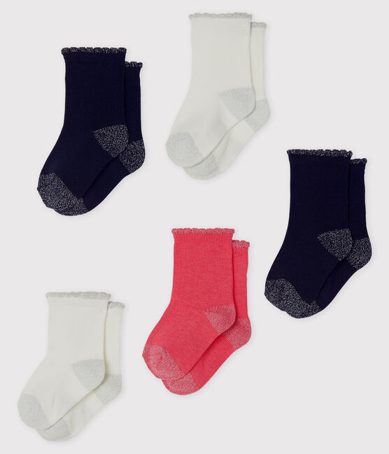 Set mit 5 Paar Baby-Socken variante 1