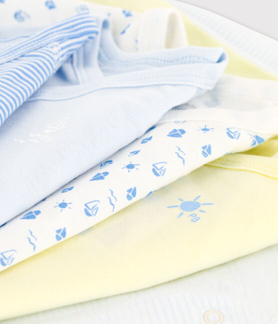 5er-Set langärmelige Baby-Bodys aus Bio-Baumwolle im Kimono-Schnitt variante 2