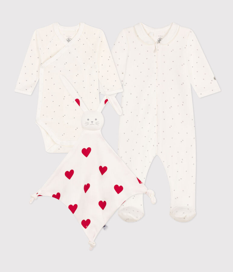 Dreiteiliges Baby-Set vielfarbig