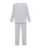 Eng anliegender Jungen-Schlafanzug grau POUSSIERE/blau MEDIEVAL