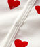 Baby-Strampler mit roten Herzen aus Rippstrick weiss MARSHMALLOW/rot TERKUIT