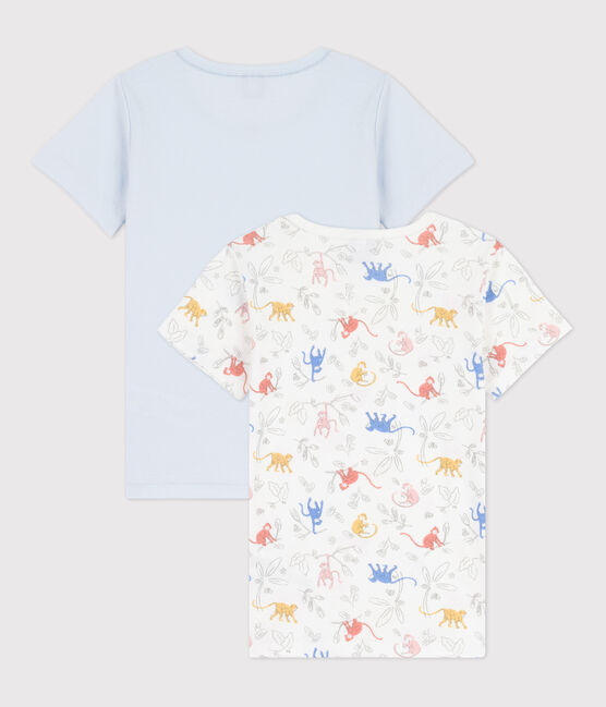 2er-Set kurzärmelige T-Shirts aus Baumwolle für Mädchen variante 1