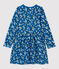Langärmeliges Kinderkleid aus Molton für Mädchen MALLARD/ MULTICO