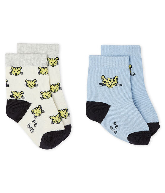 Set aus zwei Paar Babystrümpfen für Jungen variante 1