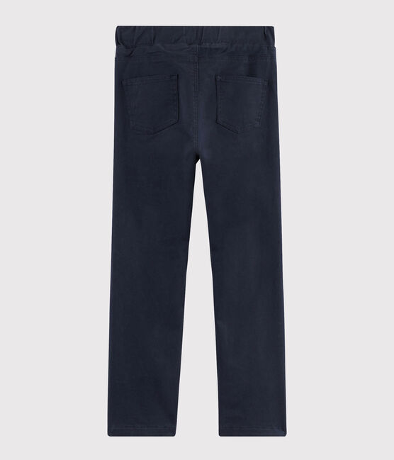 Warme Kinderhose für Jungen blau SMOKING