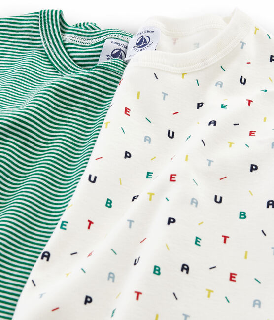 2er-Set kurzärmlige T-Shirts für kleine Jungen variante 1